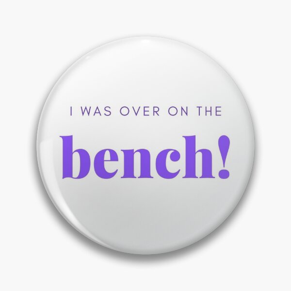 Item preview, I Was Over On The Bench (purple) designed and sold by jaimesmartin.