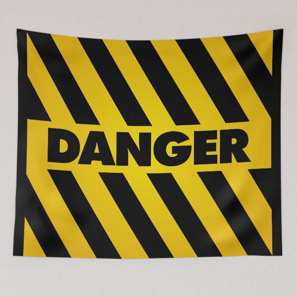 Item preview, Yellow Danger Sign designed and sold by GorsskyVlogs.