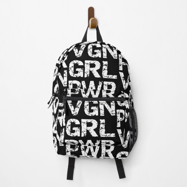 Item preview, Vegan Girl Power - Distressed Text designed and sold by WhimsicaliTee.