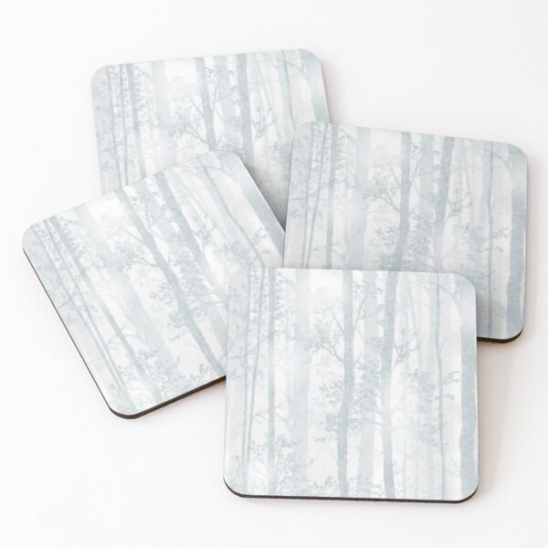 Item preview, Blue Topiary Misty Trees designed and sold by WearWolfDesigns.