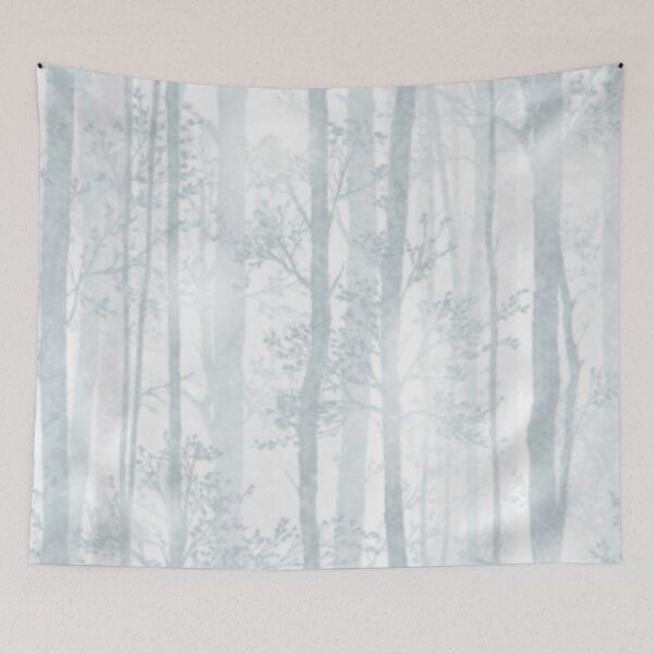 Item preview, Blue Topiary Misty Trees designed and sold by WearWolfDesigns.