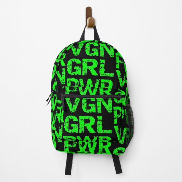 Item preview, Vegan Girl Power - Distressed Green designed and sold by WhimsicaliTee.