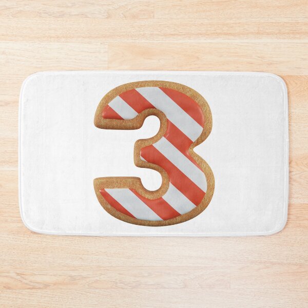 Item preview, Cookie Alphabet Number Three designed and sold by Elisabeth Lucas.