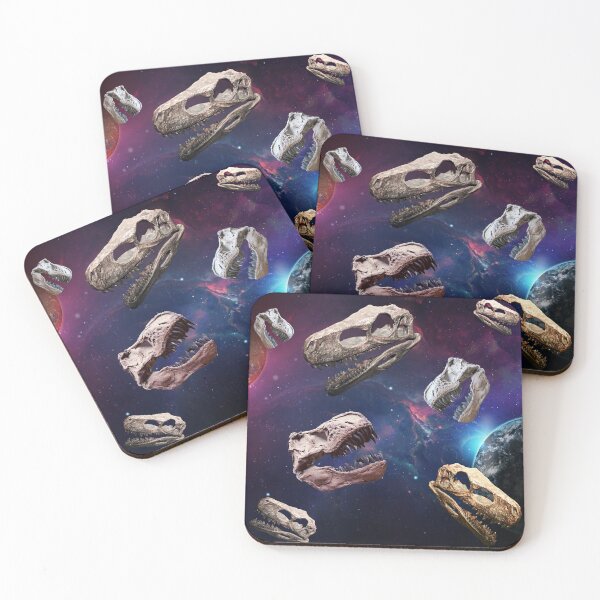 Item preview, FLOATING DINOSAUR FOSSILS IN SPACE designed and sold by WokeWords.