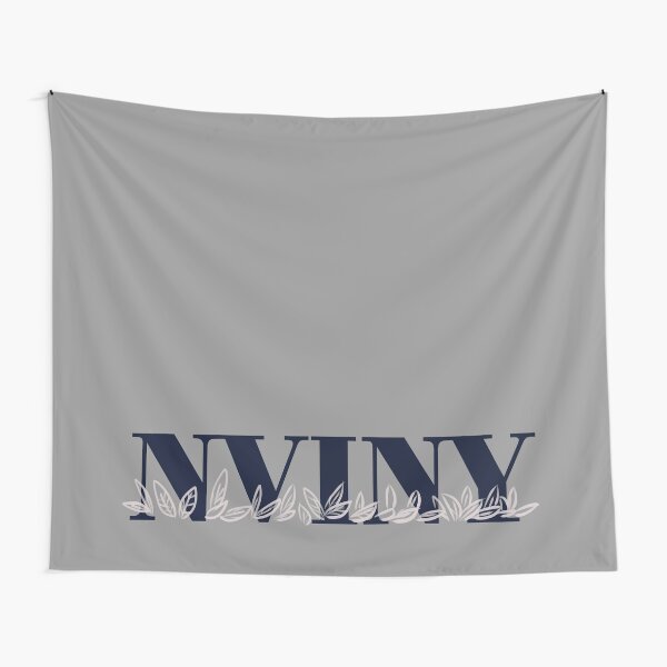 NVINY University Font Logo Tapestry