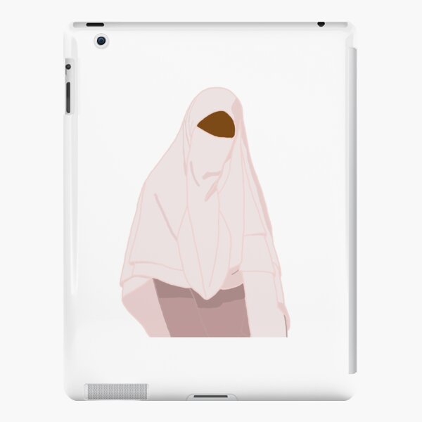 Beautiful Girl in Hijab Cartoon iPad Case & Skin for Sale by MrBadDream