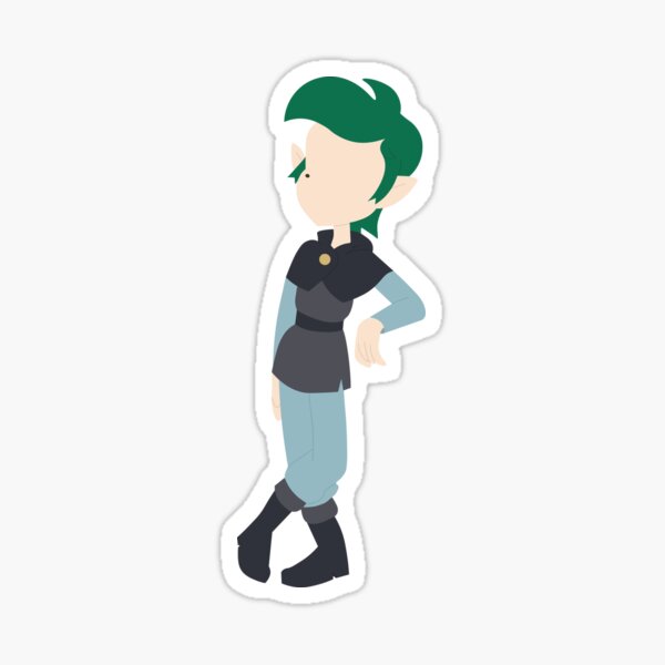 Edric Blight Uniform Minimalist Portrait Sticker For Sale By