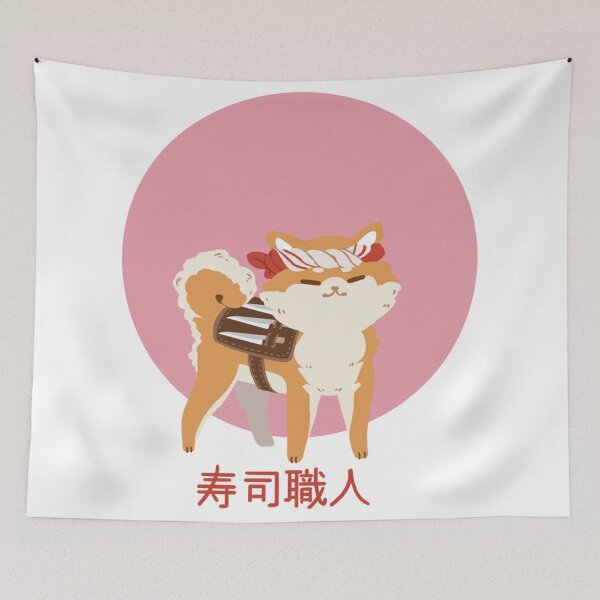 Item preview, Cute Shiba Inu Sushi Chef -- Cute Dog Chef designed and sold by Alice Cheng.