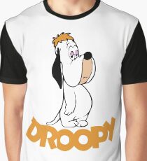 Droopy Cartoon Graphic T-Shirt