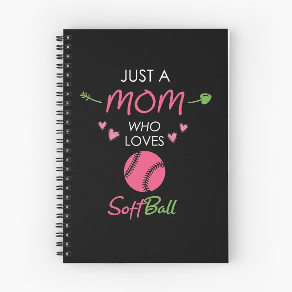 Item preview, Just a Mom Who Loves SoftBall Black Gift fot Moms -  Softball Mama Gift -  Softball Gear - Softball Girlfriend - Softball Wife - Softball Aunt - Softball Player - Softball Dad - Sports Mom - Fastpitch designed and sold by Freefay.