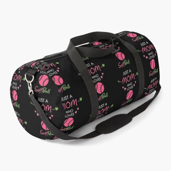 Item preview, Just a Mom Who Loves SoftBall Black Gift fot Moms -  Softball Mama Gift -  Softball Gear - Softball Girlfriend - Softball Wife - Softball Aunt - Softball Player - Softball Dad - Sports Mom - Fastpitch designed and sold by Freefay.
