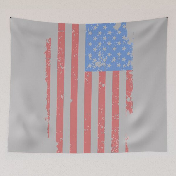 Item preview, Grunge vintage usa flag distressed american flag designed and sold by mashmosh.