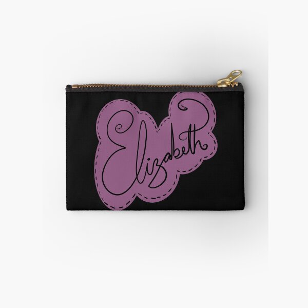 Item preview, Elizabeth, Girls Name, Dark Purple Monogram  designed and sold by manderlaydreams.