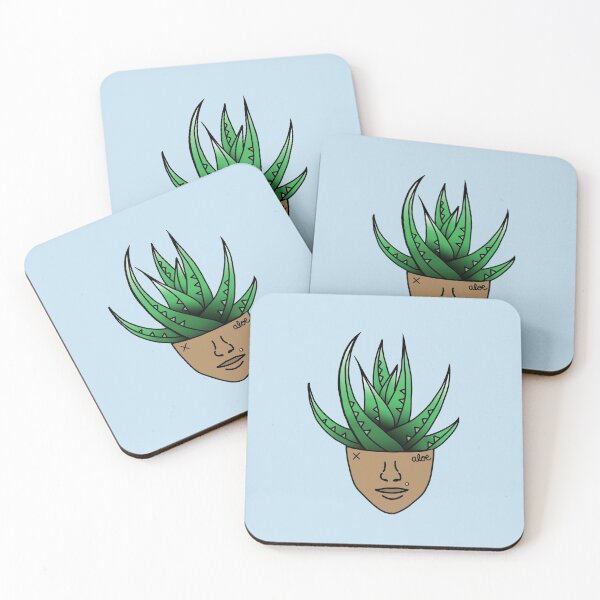Item preview, Aloe Plant Person With Face Tattoos designed and sold by 10pmCreations.