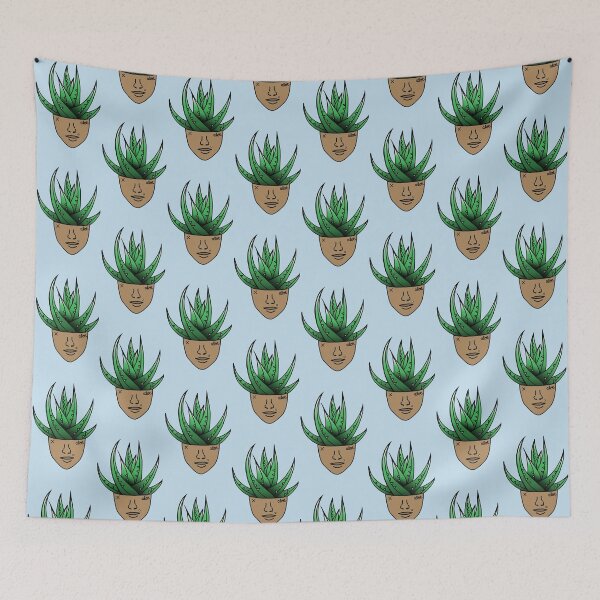 Item preview, Aloe Plant Person With Face Tattoos designed and sold by 10pmCreations.