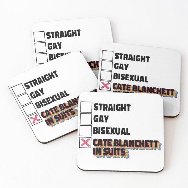 Item preview, Cate Blanchett In Suits Rainbow designed and sold by ColoredRatio.