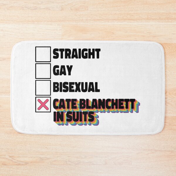 Item preview, Cate Blanchett In Suits Rainbow designed and sold by ColoredRatio.