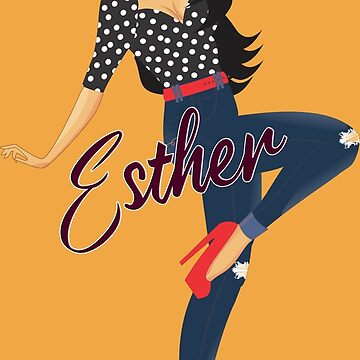 Artwork thumbnail, Esther Girl Sassy Orange by Dream Big! by E. H.