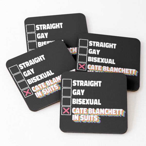 Item preview, Cate Blanchett In Suits Rainbow designed and sold by ColoredRatio.