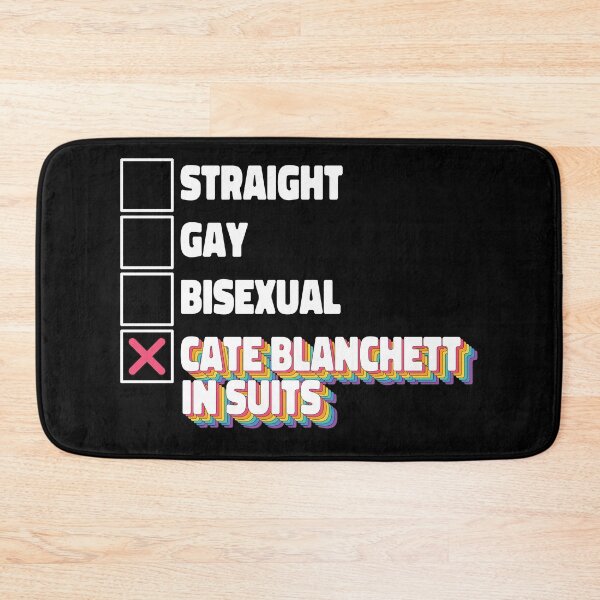 Item preview, Cate Blanchett In Suits Rainbow designed and sold by ColoredRatio.