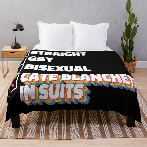 Item preview, Cate Blanchett In Suits Rainbow designed and sold by ColoredRatio.