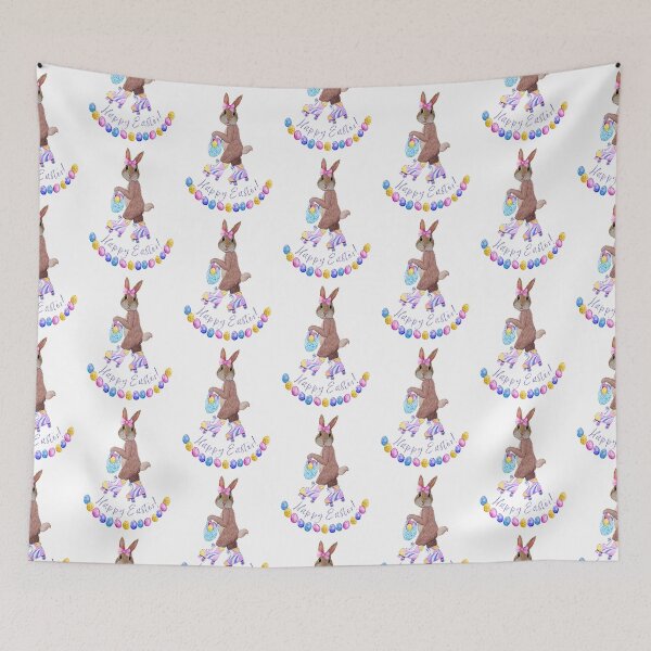 Item preview, Easter bunny and Easter Eggs, Happy Easter designed and sold by MagentaRose.