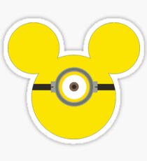 > minion mouse Sticker