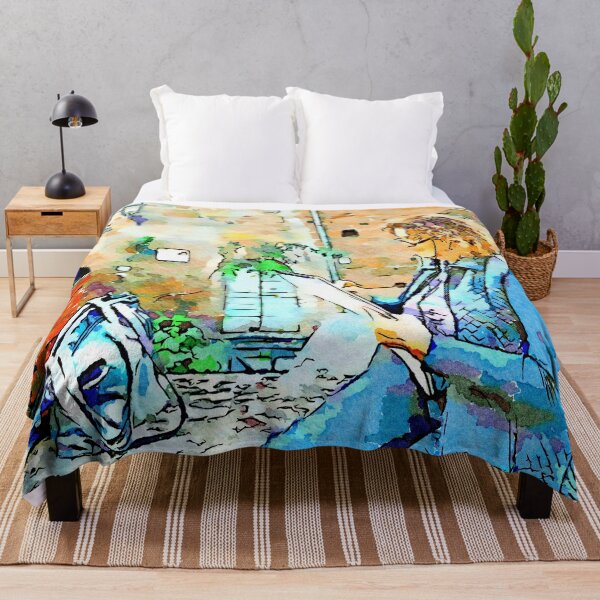 Item preview, Barbarano Romano: woman in blue draws designed and sold by Giuseppe Cocco.