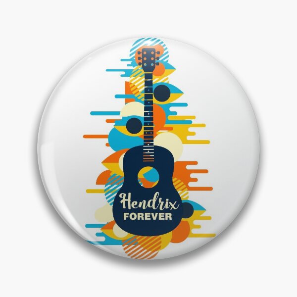 Jimi Hendrix FREE Shipping pin pinback button 