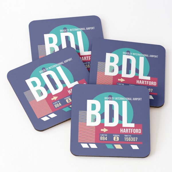 Item preview, Hartford (BDL) Airport Code Baggage Tag designed and sold by SLAG-Creative.