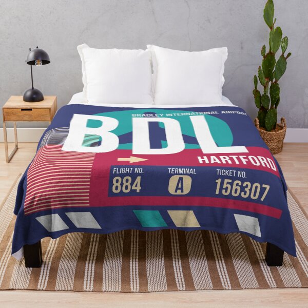 Item preview, Hartford (BDL) Airport Code Baggage Tag designed and sold by SLAG-Creative.