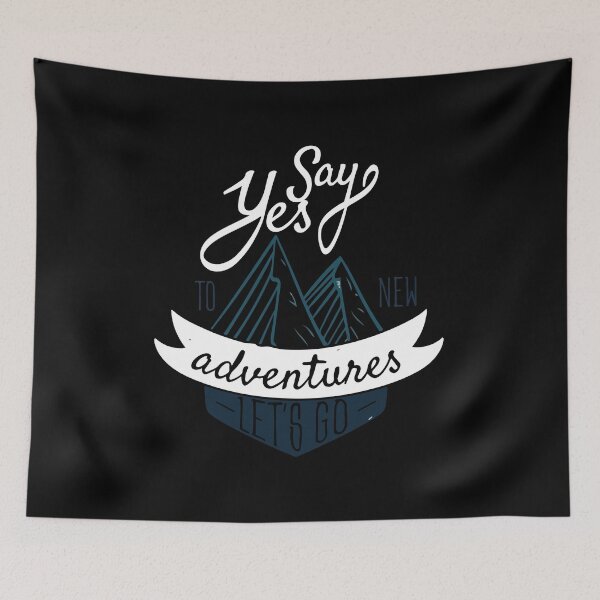 Item preview, Say yes to adventure - Fun travel tees. designed and sold by PrintPress.