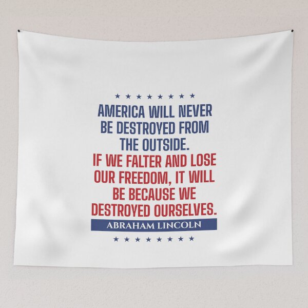 Item preview, Abraham Lincoln Quote on Unity Union  designed and sold by The Junto Shop.