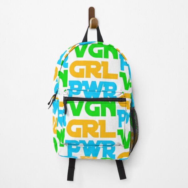 Item preview, Vegan Girl Power - Multicolored VGN GRL PWR designed and sold by WhimsicaliTee.