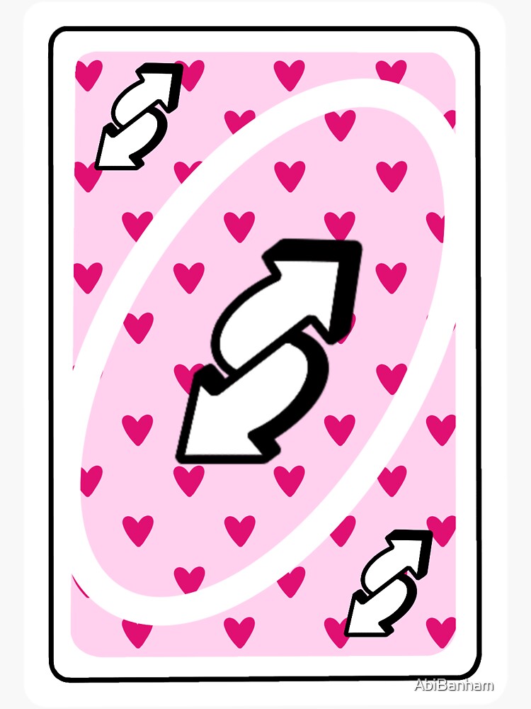 Reverse UNO Card Sticker for Sale by abbybobabby64