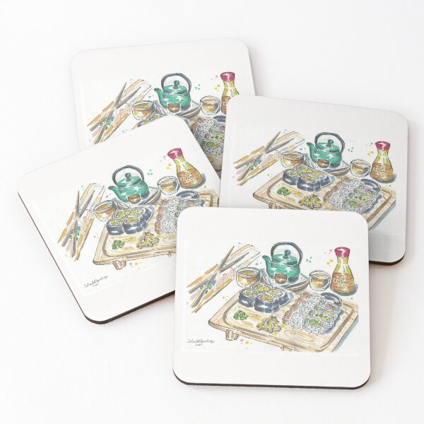 Item preview, Lunch at sushi bar designed and sold by Julia's Print Studio .