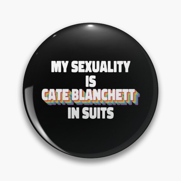 Item preview, My Sexuality Is Cate Blanchett In Suits Rainbow designed and sold by ColoredRatio.