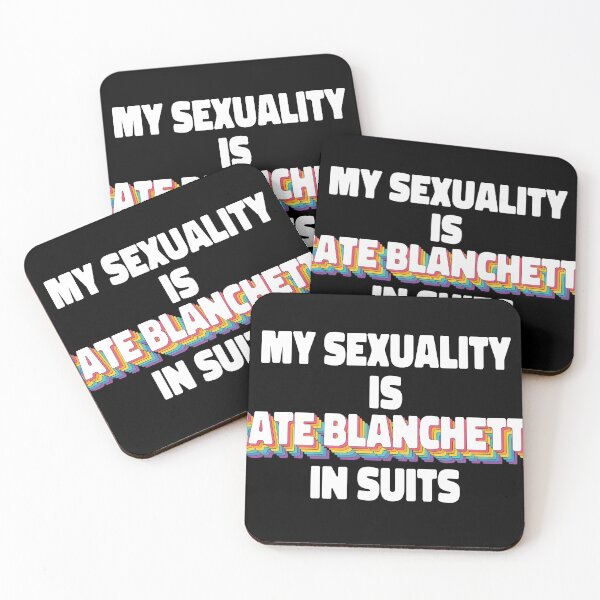 Item preview, My Sexuality Is Cate Blanchett In Suits Rainbow designed and sold by ColoredRatio.