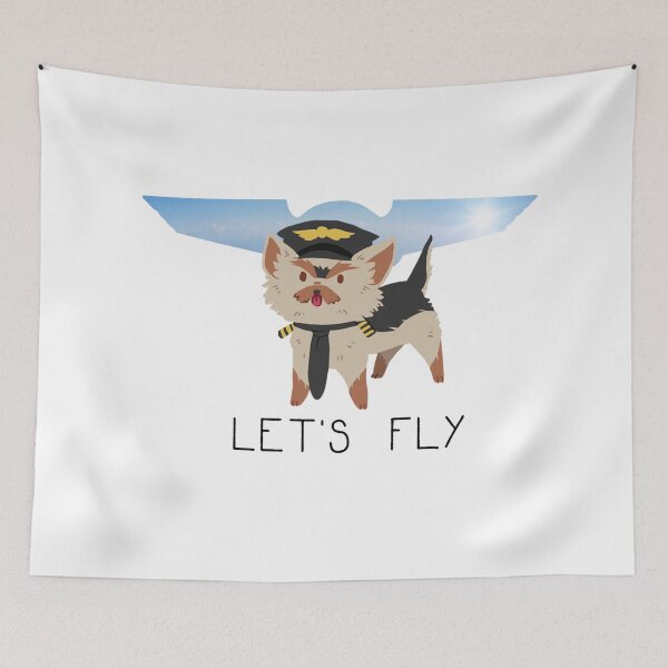 Item preview, Yorkie Flight Attendant -- Cute Funny Aviation Dog Shirt designed and sold by Alice Cheng.