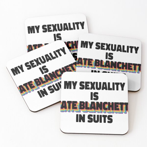 Item preview, My Sexuality Is Cate Blanchett In Suits Rainbow designed and sold by ColoredRatio.