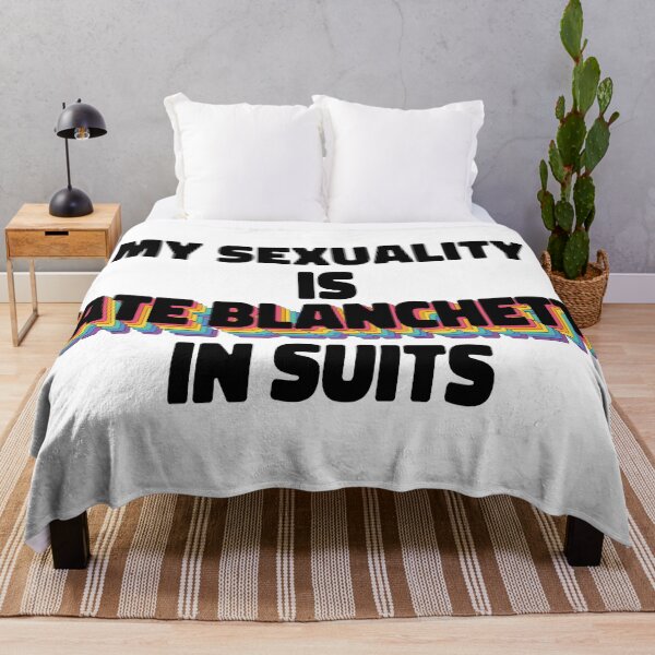 Item preview, My Sexuality Is Cate Blanchett In Suits Rainbow designed and sold by ColoredRatio.