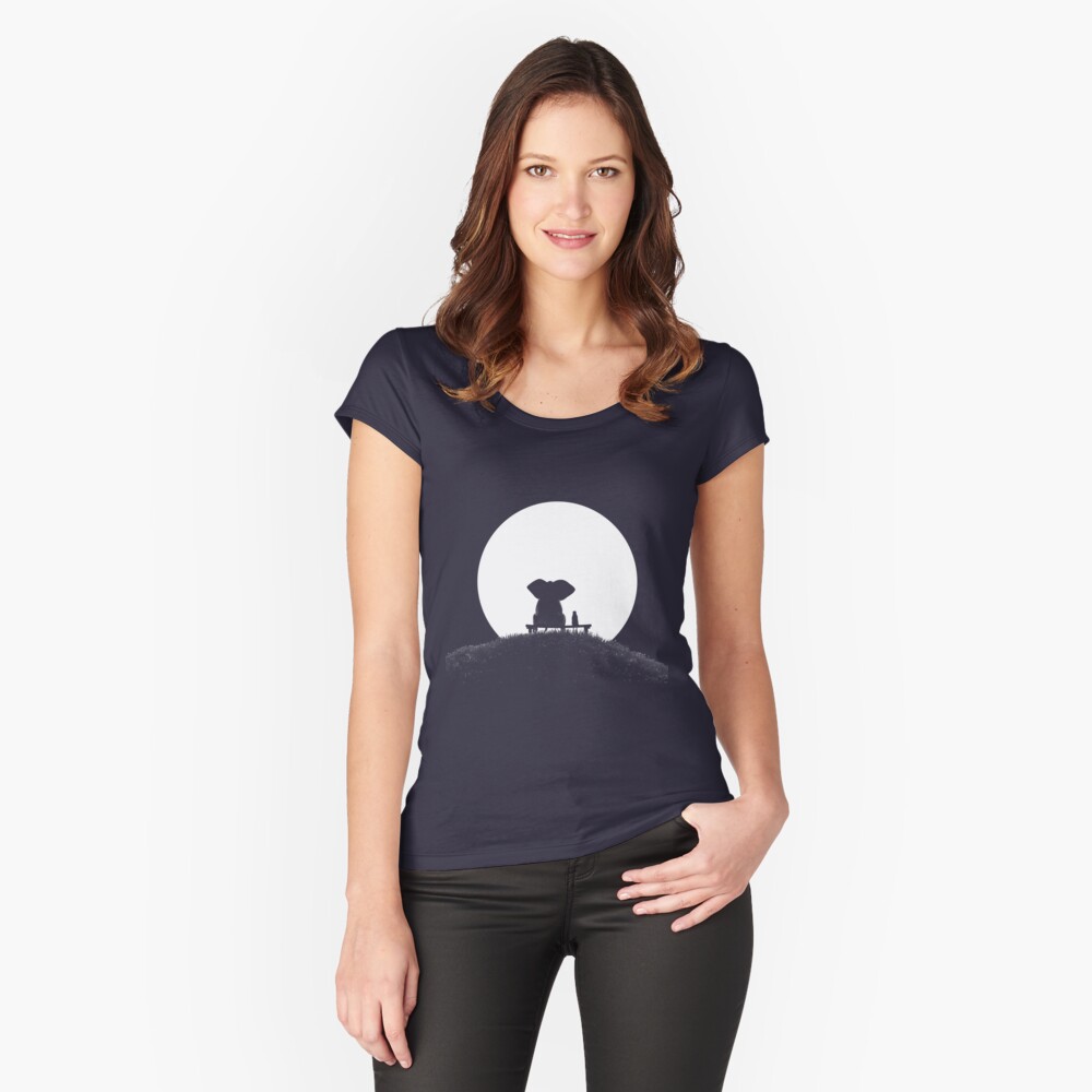 Item preview, Fitted Scoop T-Shirt designed and sold by mikekiev.