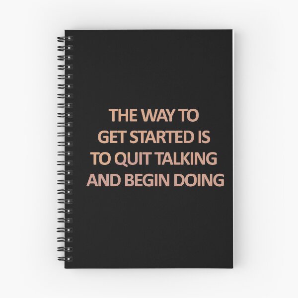 Item preview, The Way To Get Started Is To Quit Talking And Begin Doing designed and sold by askarne.