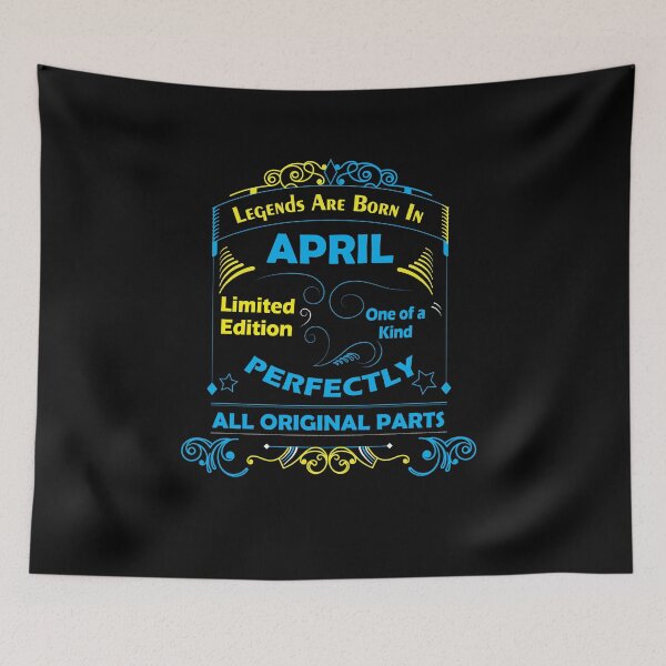 Item preview, legends are born in april designed and sold by MallsD.