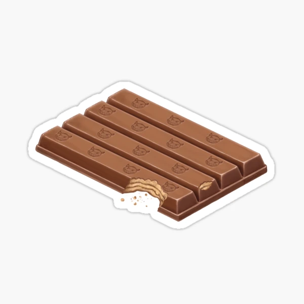 Kit Kat Pixel Art - Kit Kat - Sticker