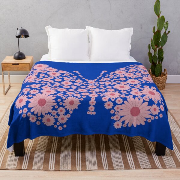 Item preview, Spring Pink Floral Butterfly Silhouette designed and sold by Deborah Camp.