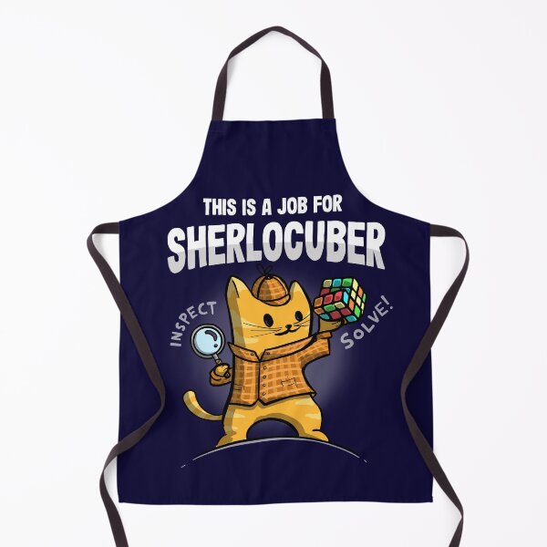 Item preview, Sherlocuber - Cute Cat Cubing Shirt designed and sold by swiftcubing.