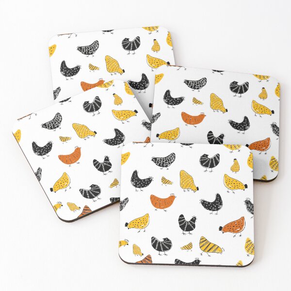 Item preview, Chicken pattern bird farm pattern designed and sold by TheWaterBirds.