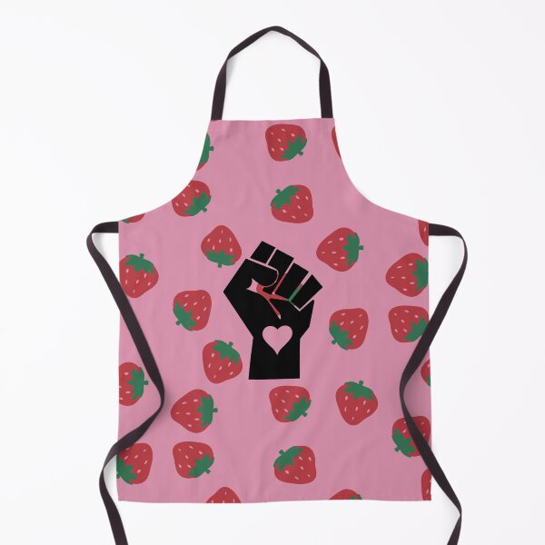 Item preview, wildflower strawberries with a black lives matter fist designed and sold by Diygurugirl.