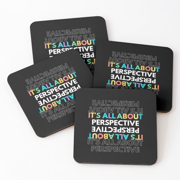 Item preview, It's All About Perspective /Inspirational/ Funny Clever Motivational Quote designed and sold by BlessItAllTees.